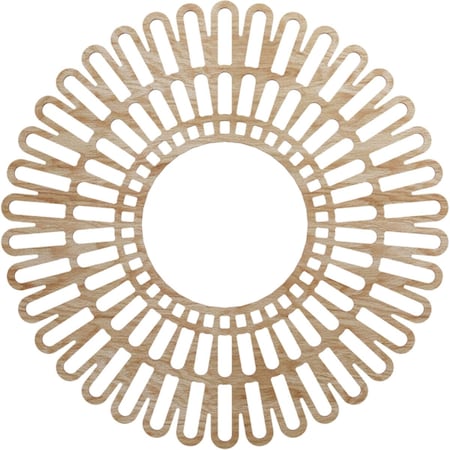 Ekena Millwork Cornelius Wood Fretwork Pierced Ceiling Medallion, Red Oak, 28"OD x 10 3/8"ID x 1/4"T CMWP28X0250CRRO